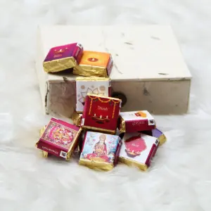 Small Square Chocolate Gift for Brother in Tihar