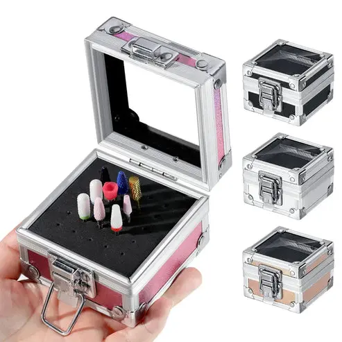 Professional Nail Technician Equipment Nail Drill Bit Holder for Nail Container Nail Drill Holder Nail Salon Beauty Salon Beauty Tool