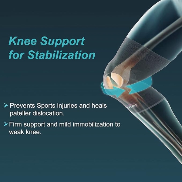 Tynor Kneecap Open Patella Grey (Medium) - Image 4