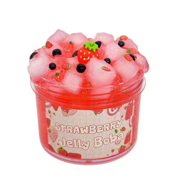 KOJA Jelly Fruits Scented Cube Crunchy, Soft & Non-Sticky Slime Toys For Kids 70 ml - Image 6