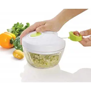 Manual Crank Chop Food Processor With Japanese Blades |All In One Handheld Food Chopper With Japanese Blades