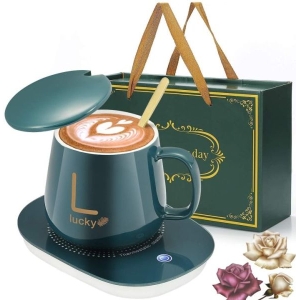 Tea Cup Warmer 220V Electric Warmer Heater Tea Coffee Mug Mats Pads 60 Degrees Thermostatic