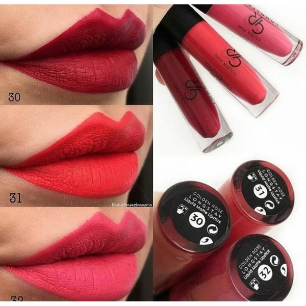 Golden Rose Longstay Liquid Matte Lipstick  Kissproof 30 - Image 2