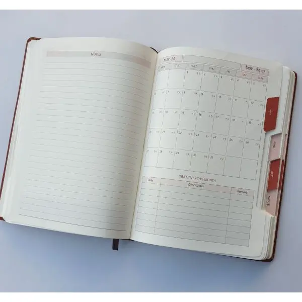 Dated Diary For 2024/ B5 Size / 2024 year Planner, Included Dates of 2080/81 BS - Image 4