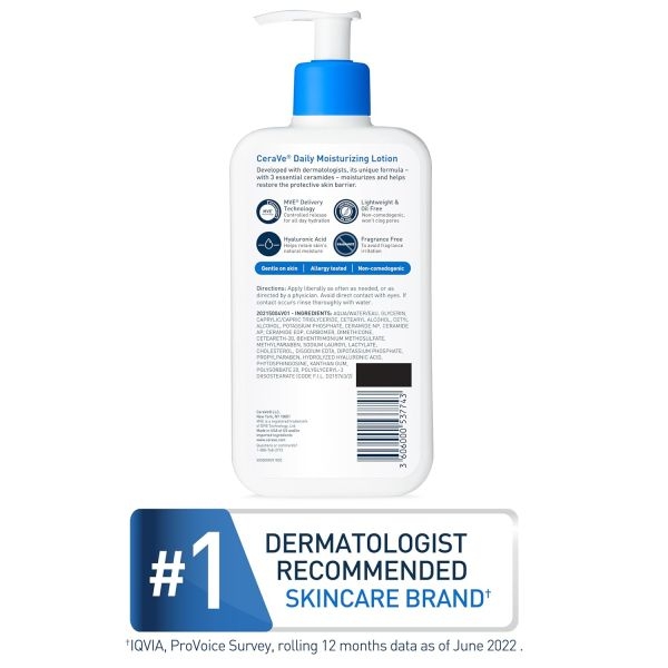 CeraVe Daily Moisturizing Lotion 355ml By Genuine Collection - Image 4