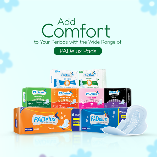 PADelux Antibacterial Sanitary pads Dry Choice 290 mm XL-10 Pads (pack of 10) - Image 3