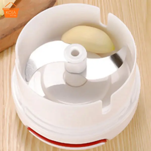 KOJA Manual Food Processors & Chopper With Lid, Garlic press, Mini Vegetable Shredder, Suitable for Garlic Carrots Onions Peppers Meat Fruits Mincing - Image 3