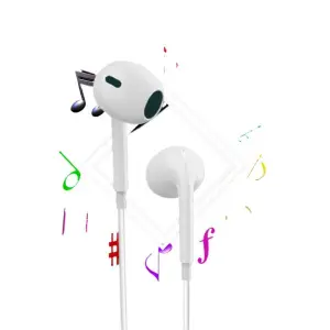CORN EX016-Gv3.5mm Hi Quality Stereo Wired Earphone With Mic Deep Bass