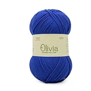 Ganga Olivia Olv007 Royal Blue Double Knit Yarn 100G
