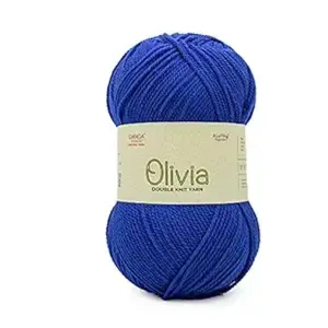 Ganga Olivia Olv007 Royal Blue Double Knit Yarn 100G