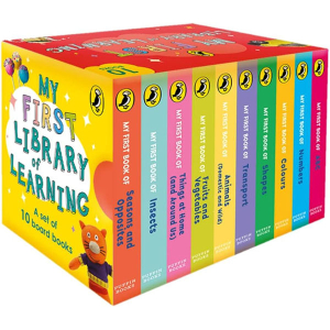 My First Library Of Learning, Ten Different Title In One Box, Toddler's Books, Hardbound, Published By Penguin Random House India