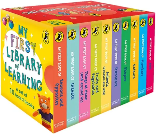 My First Library Of Learning, Ten Different Title In One Box, Toddler's Books, Hardbound, Published By Penguin Random House India