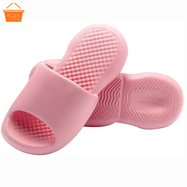 KOJA Unisex  Slippers for Shower Quick Drying Bathroom Sandals, EVA Open Toe Soft Slippers, Soft for Indoor & Outdoor Size: 37-38 - Image 2