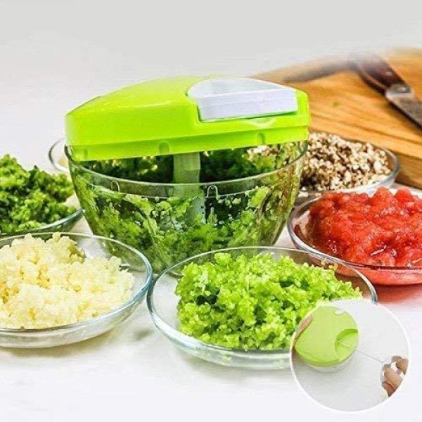 Compact Handheld Vegetable Chopper with Multi-Size Blades - 220V Hand Pulled Food Processor for Fruit, Nut, Onion Mincer, Spice Blender (1Pcs) - Image 2