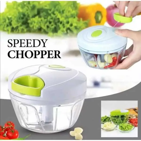 Manual Crank Chop Food Processor With Japanese Blades |All In One Handheld Food Chopper With Japanese Blades - Image 3
