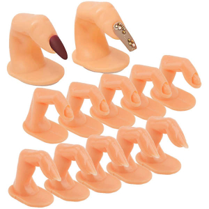 Fake Finger for Nail Art Practice Self Adhesive Professional Practice Finger Nails