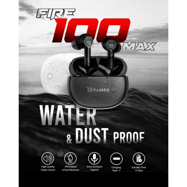 CAMEO FIRE 100 MAX HD Stereo Wireless Earbuds - Image 4