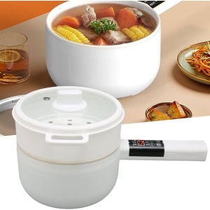 2L Electric Portable Cooker Ramen Cooker Hot Pot Electric Multifunctional Small Hot Pot