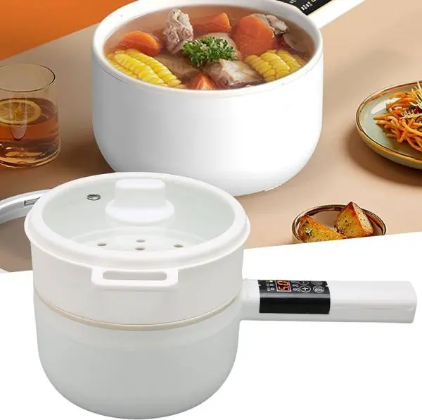 2L Electric Portable Cooker Ramen Cooker Hot Pot Electric Multifunctional Small Hot Pot