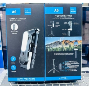 A6 Single Axis Compact Flexible Gimbal Stabilizer with Sport Inception Telescopic Rod