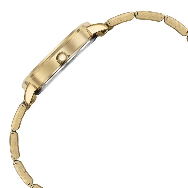 Sonata Quartz Analog Black Dial Golden Stainless Steel Strap Watch For Women - Image 4