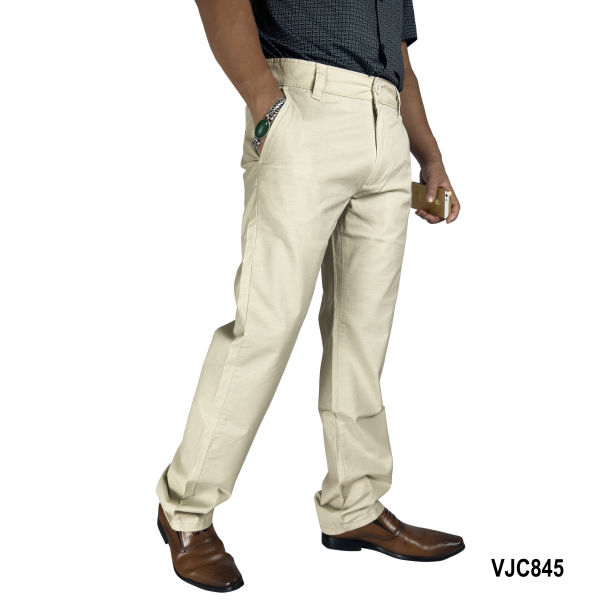 VIRJEANS (VJC845) Linen Summer Pant For Men- Cream - Image 4