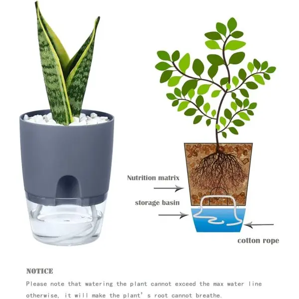 Self Watering Pots ( 4 sizes to choose from) - Image 4