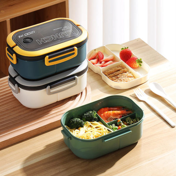 Microwave Safe 6 Partition Leak Proof Lunch Box- 1200ml - Image 2
