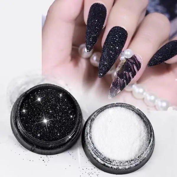 Chrome Nail Powder Magic Holographic Dust Delicate Nail Glitter Powder Widely Application Compact Easy To Apply Nail Art Beauty Tool - Image 3