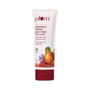 Plum Saffron & Papaya Glow Bright Face Wash 100ml