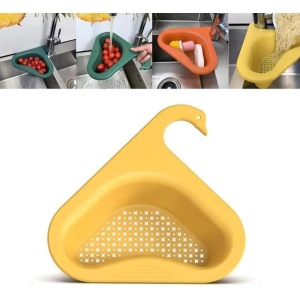 Swan Shape Drain Basket for Kitchen Sink, Corner Kitchen Sink Strainer Basket