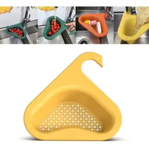 Swan Shape Drain Basket for Kitchen Sink, Corner Kitchen Sink Strainer Basket