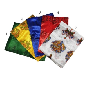 Pack Of 3 TIBETAN Scarf /Khada/Khata/ Khatag - Red White and Yellow