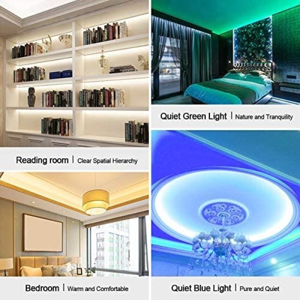 Water Proof 100 METER LED Warm Rope Light Includes 5 Power Adapter Low power consumption - Image 3