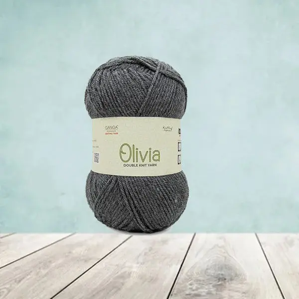 Olv010 Olivia Light Grey Knitting Yarn 100 Gram - Image 4