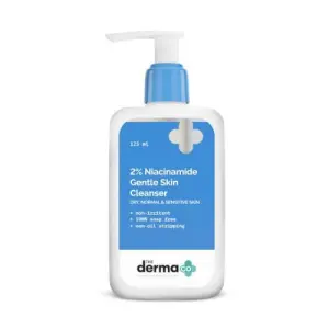 The Derma Co 2% Niacinamide Gentle Skin Cleanser for Sensitive, Dry & Normal Skin - 125ml
