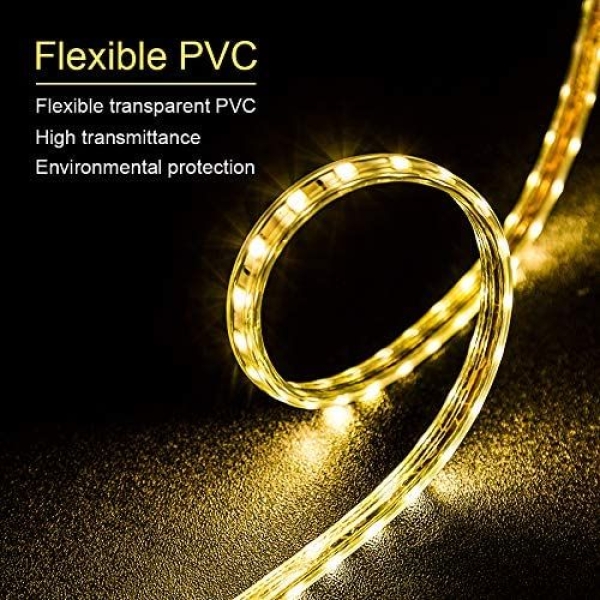 Water Proof 100 METER LED Warm Rope Light Includes 5 Power Adapter Low power consumption - Image 4