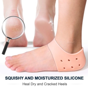 Silicone Heel Anti Crack Set Anti-Chapped, Dry, Rough, Hornythick, Crust- 1 Pair