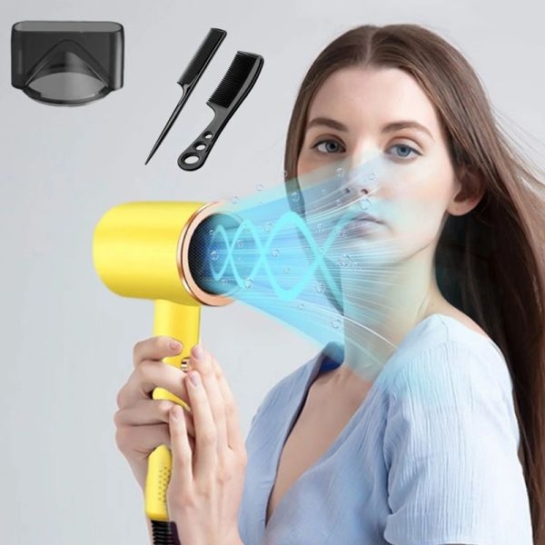 KOJA Hair Dryer Blow Dryer 1000W Professional Iconic Hair Dryer With Nozzle - Image 5