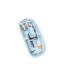 Transparent  Multi Device Mouse, Type C Adapter Charging, Mouse for Laptop Notebook TV Mobile