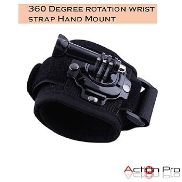 【3C VictoryEagle】Vamson for Accessories 360 Degree Rotation Hand Strap Mount For Gopro Hero 3+ 1 forSJCAM for Xiaomi for VP304 - Image 3