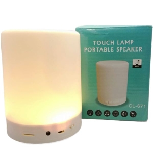 LED Touch Lamp Bluetooth Speaker, Wireless HiFi Speaker Light, USB Rechargeable Portable with TWS