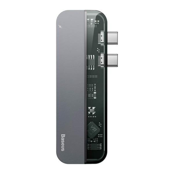 Transparent Series Dual Type-C Multifunctional Hub Adapter - Image 4