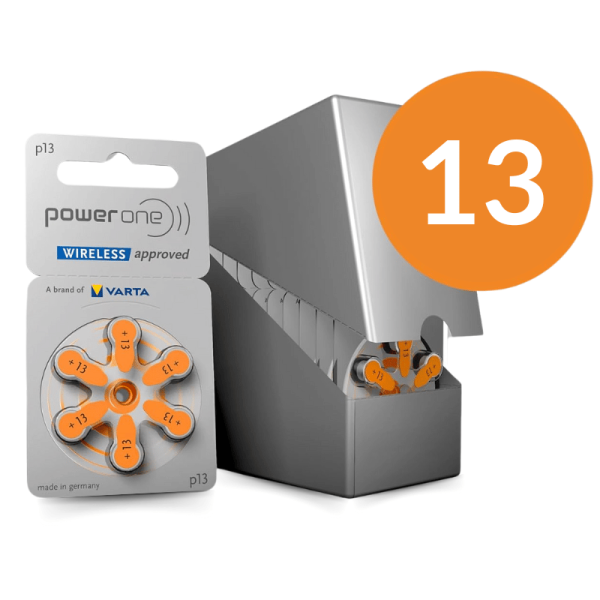 Power One P13 Hearing Aid Batteries 1.45V - Image 2