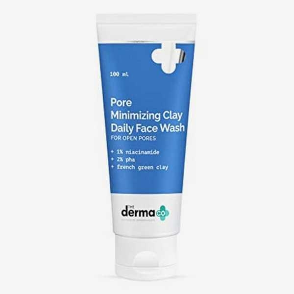 The Derma Co. Pore Minimizing Clay Daily Face Wash with 1% Niacinamide & 2% PHA 100 ml - Image 2