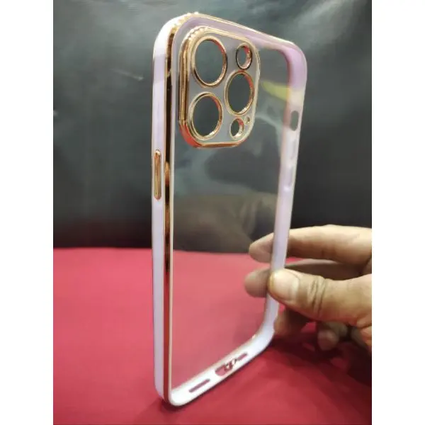 iPhone 12 Pro & 13 Pro Transparent Anti Yellow Phone Case, Clear Protection Back Cover - Image 4