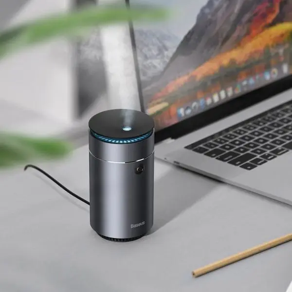 Baseus Electric Air Humidifier for Home Office Car 75ml Gray - Image 2