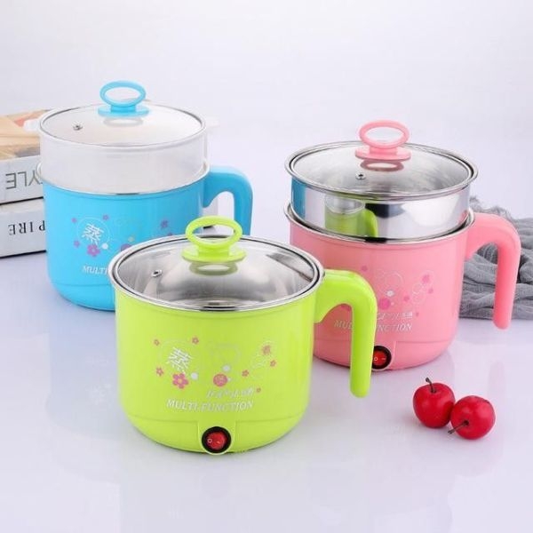 3 In 1 Multifunction Portable Electric Cooking Egg Boiler Steamer Rice Cooker Mo Mo Steamer - Image 3
