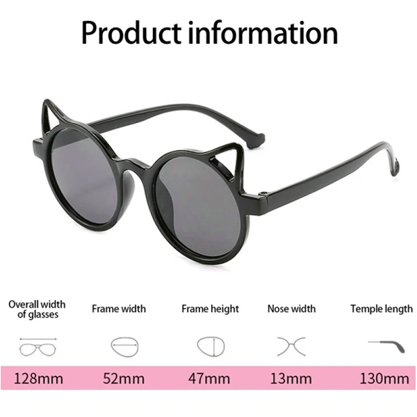 KOJA Cat Eye Kids Sunglasses For Boy Girls Toddler UV400 Glasses - Image 2