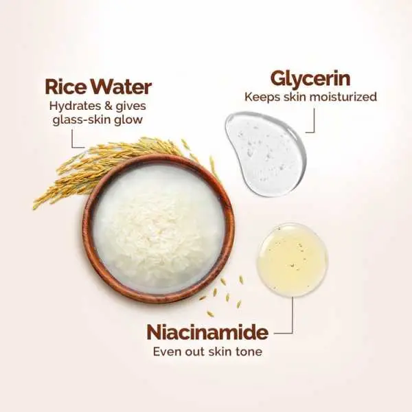 mamaearth Rice Face Wash With Rice Water & Niacinamide for Glass Skin - 100 ml - Image 4